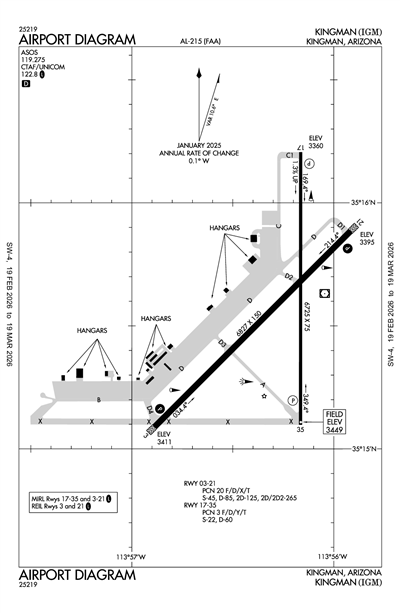 KINGMAN - Airport Diagram