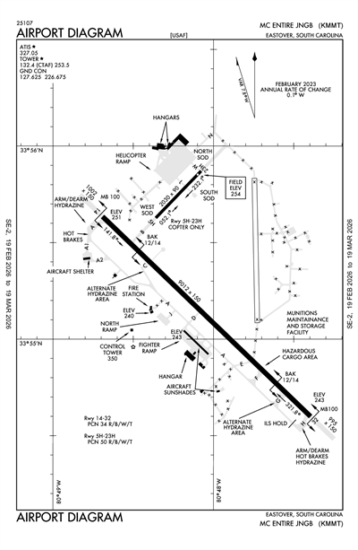 MC ENTIRE JNGB - Airport Diagram