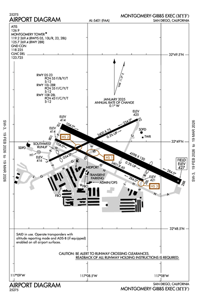 MONTGOMERY-GIBBS EXEC - Airport Diagram