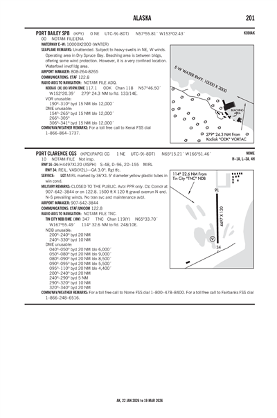 PORT CLARENCE CGS - Airport Diagram