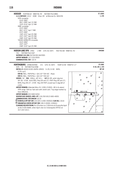 HUDSON LAKE - Airport Diagram
