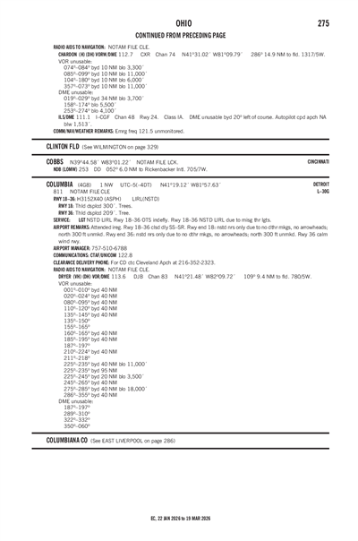 COLUMBIA - Airport Diagram