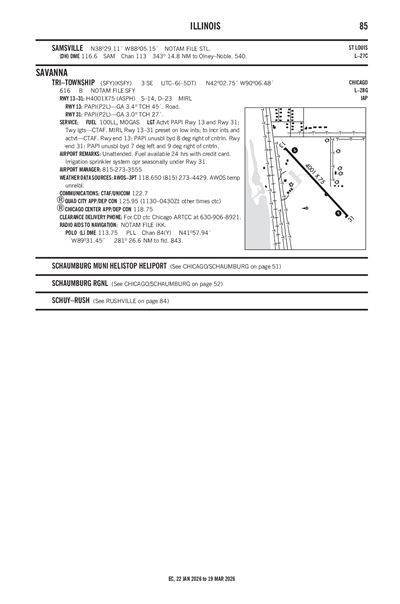 TRI-TOWNSHIP - Airport Diagram