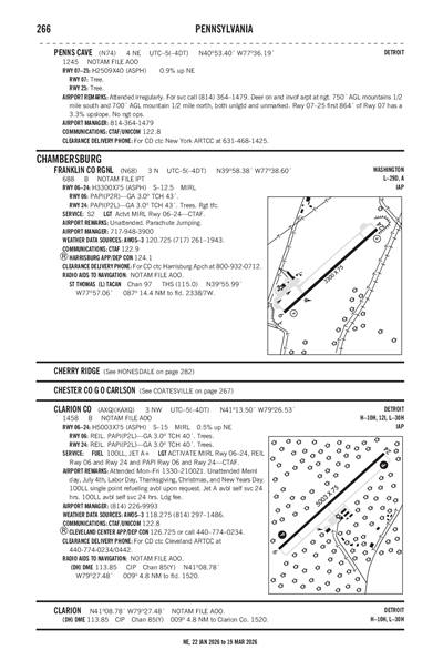 CLARION COUNTY - Airport Diagram