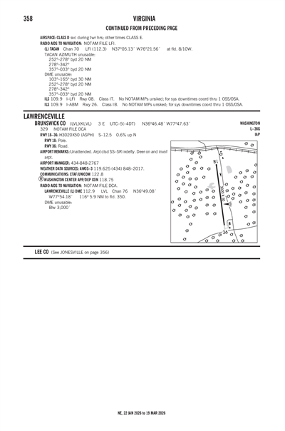 BRUNSWICK COUNTY - Airport Diagram