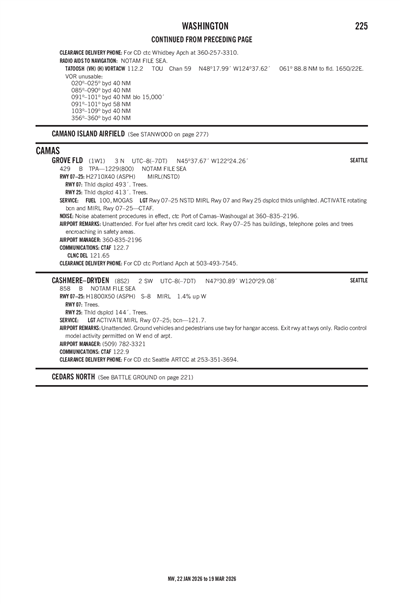 CASHMERE-DRYDEN - Airport Diagram