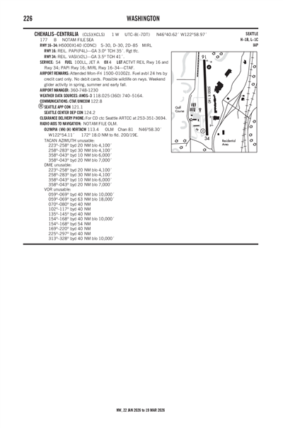 CHEHALIS-CENTRALIA - Airport Diagram