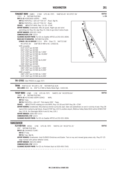 TONASKET MUNI - Airport Diagram