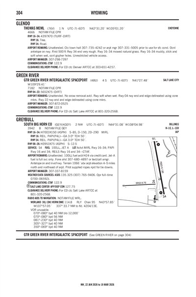 GTR GREEN RIVER INTERGALACTIC SPACEPORT - Airport Diagram