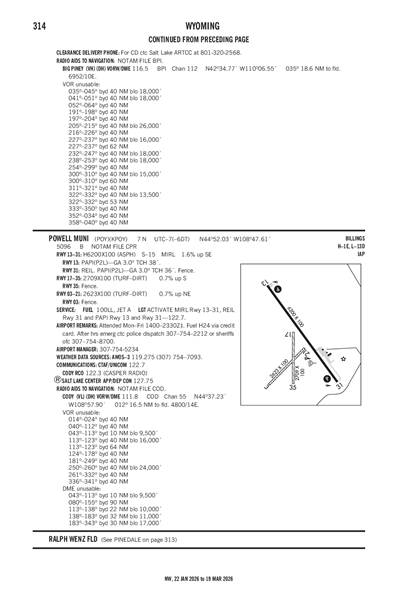 POWELL MUNI - Airport Diagram
