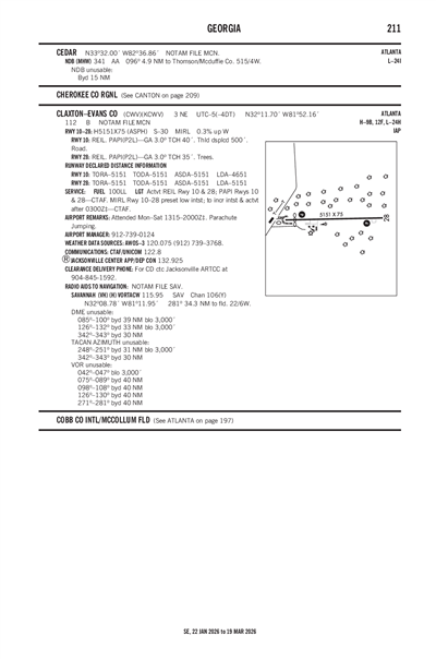 CLAXTON-EVANS COUNTY - Airport Diagram