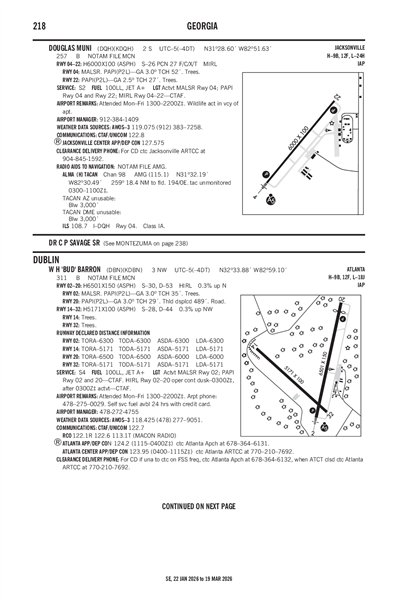 W H 'BUD' BARRON - Airport Diagram