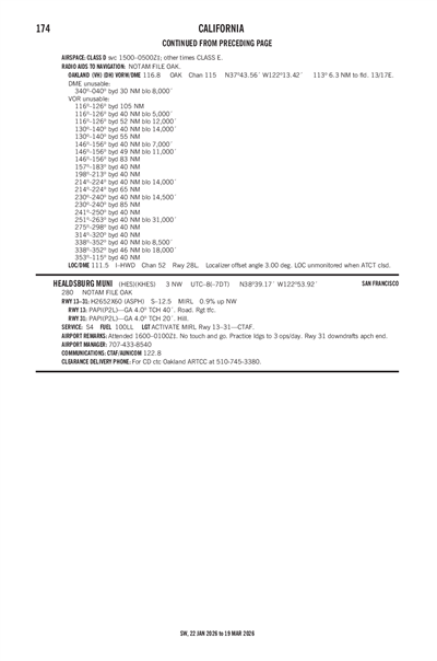 HEALDSBURG MUNI - Airport Diagram