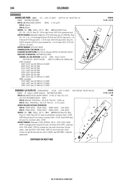 DURANGO-LA PLATA COUNTY - Airport Diagram