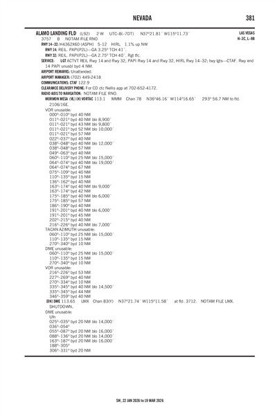 ALAMO LANDING FLD - Airport Diagram