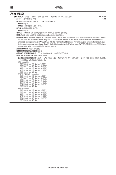 SKY RANCH - Airport Diagram