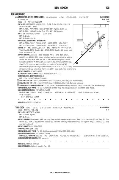 ALAMOGORDO-WHITE SANDS RGNL - Airport Diagram